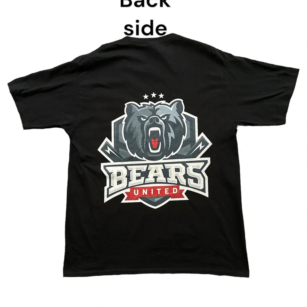 Black Short Sleeves Back To Back Design Tshirt “Long Ride” BNWT Large - Picture 2 of 5